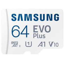 Карта памяти Samsung EVO PLUS V3 A1 microSDXC 64GB UHS-I U1