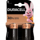 Batteries Duracell С/ LR14/ MN1400 KPN 02*10 2 pcs.