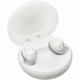 JBL Free X Wireless In-Ear Headphones, White in the charging case