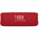 JBL Flip 6 Portable Bluetooth Speaker, Red front view horizontal