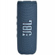 JBL Flip 6 Portable Bluetooth Speaker, Blue front view vertical