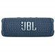JBL Flip 6 Portable Bluetooth Speaker, Blue front view horizontal