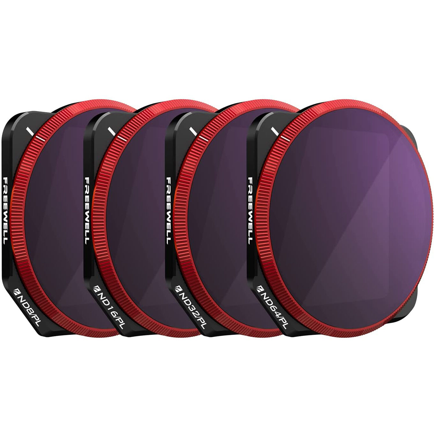 Нейтрально-поляризаційні фільтри Freewell ND/PL 8, 16, 32, 64 Bright Day - 4Pack для DJI Mavic 3