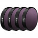 Freewell ND8, ND16, ND32, ND64 Standard Day - 4Pack Filter Set for Insta360 GO2, main view