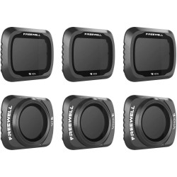 Freewell ND4, ND8, ND16, ND32/PL, ND64/PL, CPL Budget Kit - 6Pack Filter Set for DJI Mavic Air 2