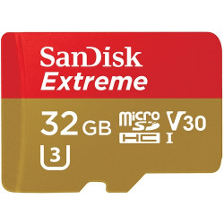 Карта памяти SanDisk Extreme microSDHC 32GB UHS-I U3
