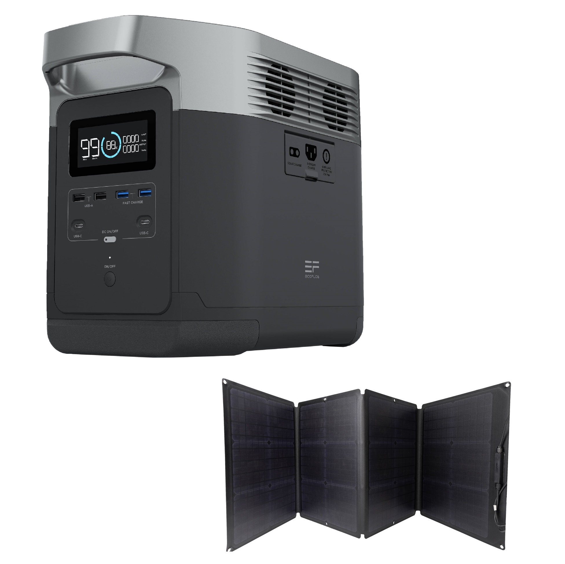 Набор EcoFlow DELTA 1300 Bundle (плюс солнечная панель 110 Вт Solar Panel), главный вид