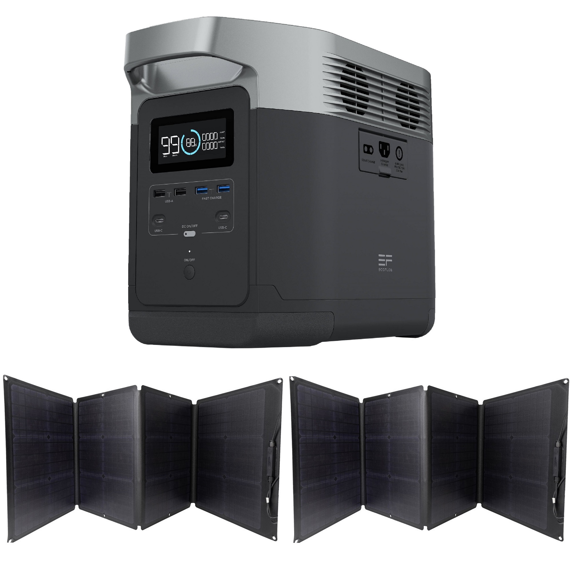 Набор EcoFlow DELTA 1300 Bundle (плюс 2 солнечные панели 110 Вт Solar Panel), главный вид