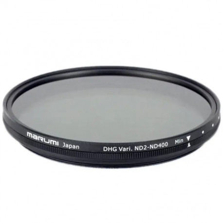 Marumi DHG Variable ND2-ND400 62mm Solid Neutral Density Filter, main view