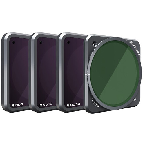 Светофильтры Freewell ND8, ND16, ND32, CPL Standard Day - 4Pack для DJI Action 2, главный вид
