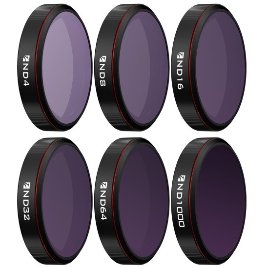 Нейтральні фільтри Freewell ND4, ND8, ND16, ND32, ND64, ND1000 6Pack для Autel EVO Lite+