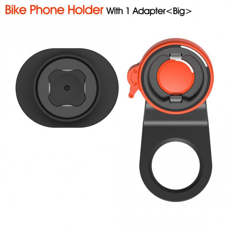 Handlebar phone holder for bicycle, scooter, motorcycle (set)