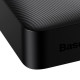 Павербанк Baseus Bipow Digital Display 20000mAh 15W 3A 2USB+Type-C, черный, крупный план