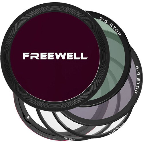 Светофильтры магнитные Freewell VND/2-5, 6-9, VND/2-5, 6-9 MIST 1/8, CPL, ND32/PL, MIST 1/8 82 мм