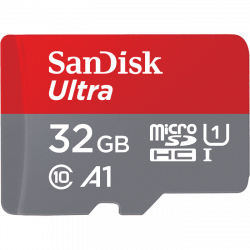 Карта пам'яті SanDisk Ultra A1 MicroSDHC UHS-I 32GB U1 R100MB/s W10MB/s