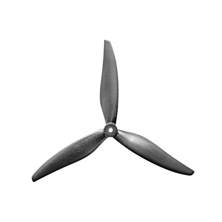 Propellers nylon GemFan 8040-3 reinforced with carbon 1CW+1CCW (black)