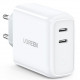 Ugreen Wall charger  2xUSB Type-C, Power Delivery, main view