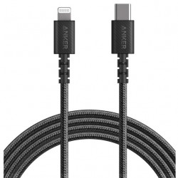 Anker PowerLine Select+, Lightning - USB Type-C cable black, 1.8 m