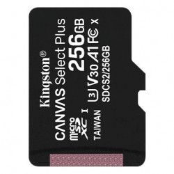 Карта пам'яті Kingston Canvas Select Plus microSDXC 256GB C10 UHS-I R100/W85MB/s