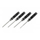 Hex screwdriver set 4pcs RCTurn 1.5/2.0/2.5/3.0 180mm