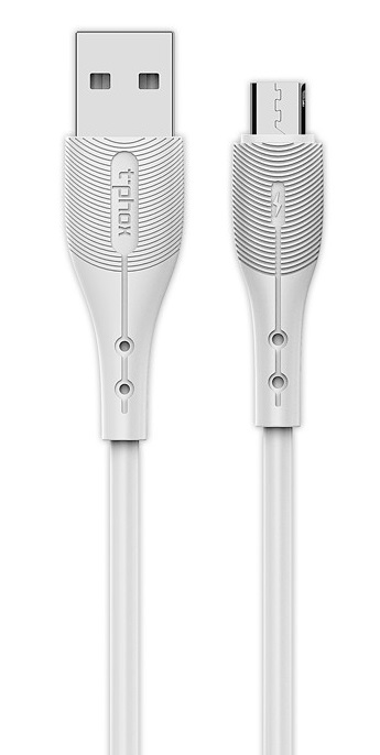 Кабель T-PHOX Wing T-M836 Micro USB - 1m (Білий)