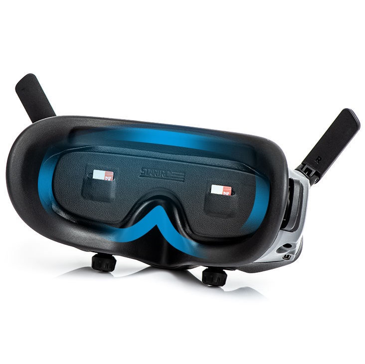StartRC Goggles V2 Lens Protector Cap, with glasses_1