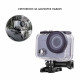 AIRON ProCam 7Touch Action Camera in 35-in-1 ski kit, camera in waterproof box