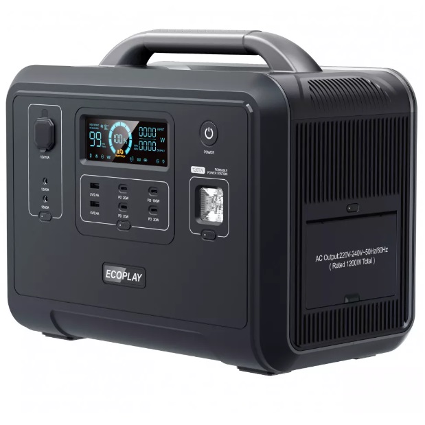 EcoPlay P1201 Portable Power Station (1248 Wh). Description, features ...