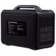 EcoPlay P1201 Portable Power Station (1248 Wh), back view