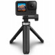 Telesin Mini Desktop Tripod Selfie Stick for Sports Cameras, with a camera