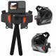 TELESIN Moto Helmet Chin Mount for GoPro universal, orange general plan_1