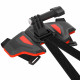 TELESIN Moto Helmet Chin Mount for GoPro universal, orange general plan_2