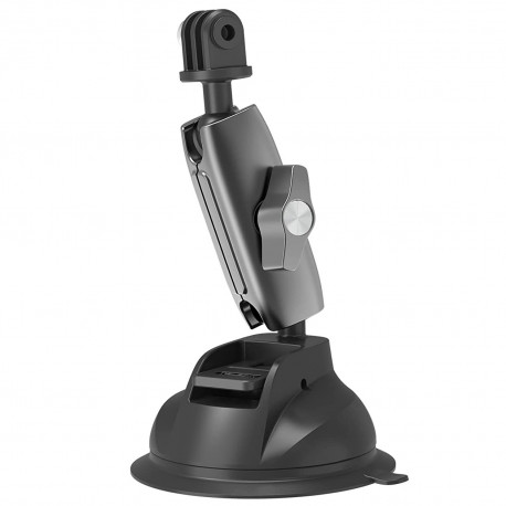 TELESIN suction cup mount with bracket for action cameras and phones, main view