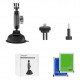 TELESIN suction cup mount with bracket for action cameras and phones, in the box
