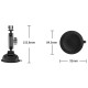 TELESIN suction cup mount with bracket for action cameras and phones, dimensions