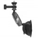 TELESIN suction cup mount with bracket for action cameras and phones, side view