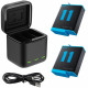 TELESIN kit - 2 batteries for GoPro HERO11, HERO10 and HERO9 Black + charging box, main view