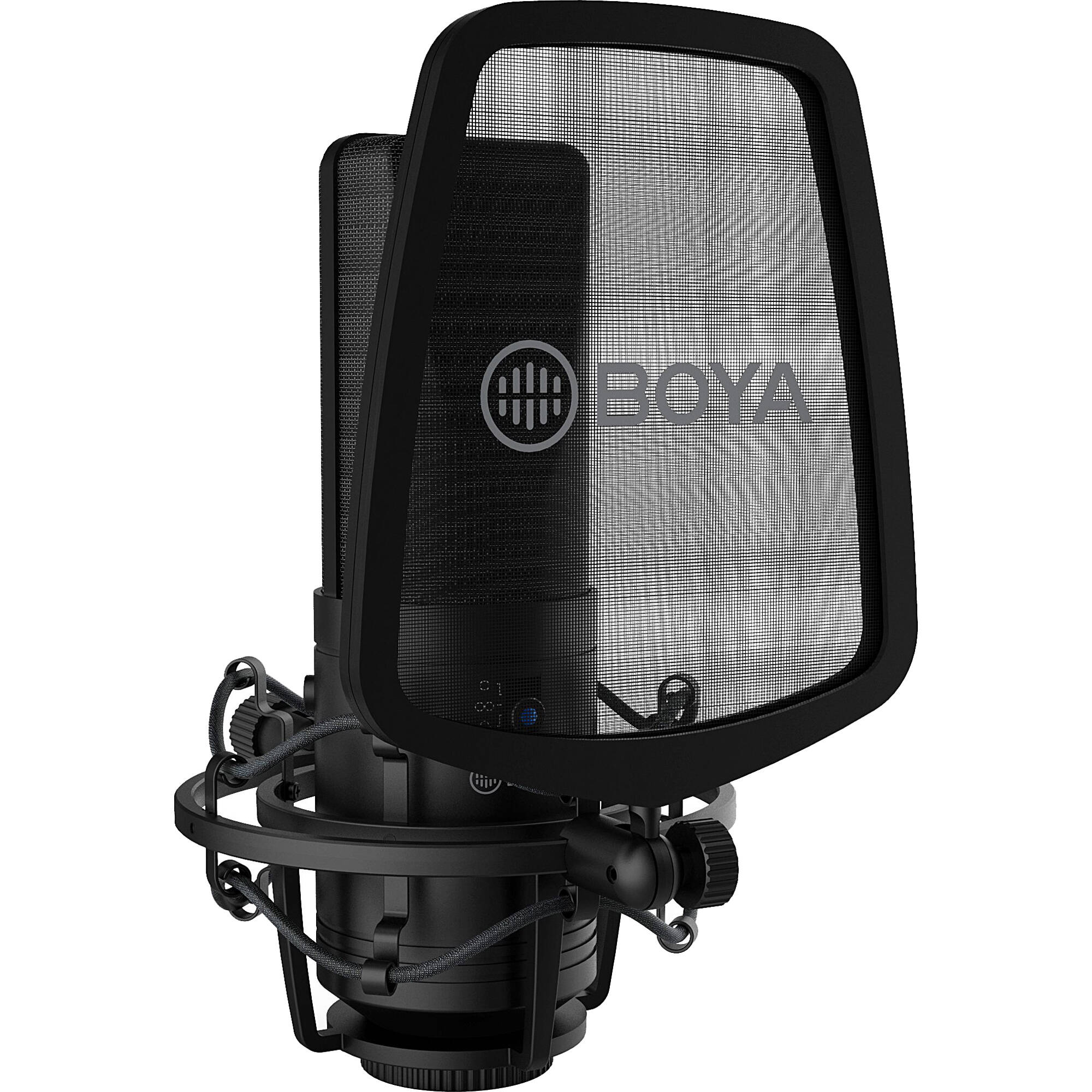 Студийный микрофон с большой диафрагмой Boya BY-M1000, главный вид