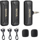 Boya BY-WM3T2-M2 Two-Person Wireless Omni Microphone System for TRS Devices (2