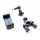 Phone mount on monopod for GoPro