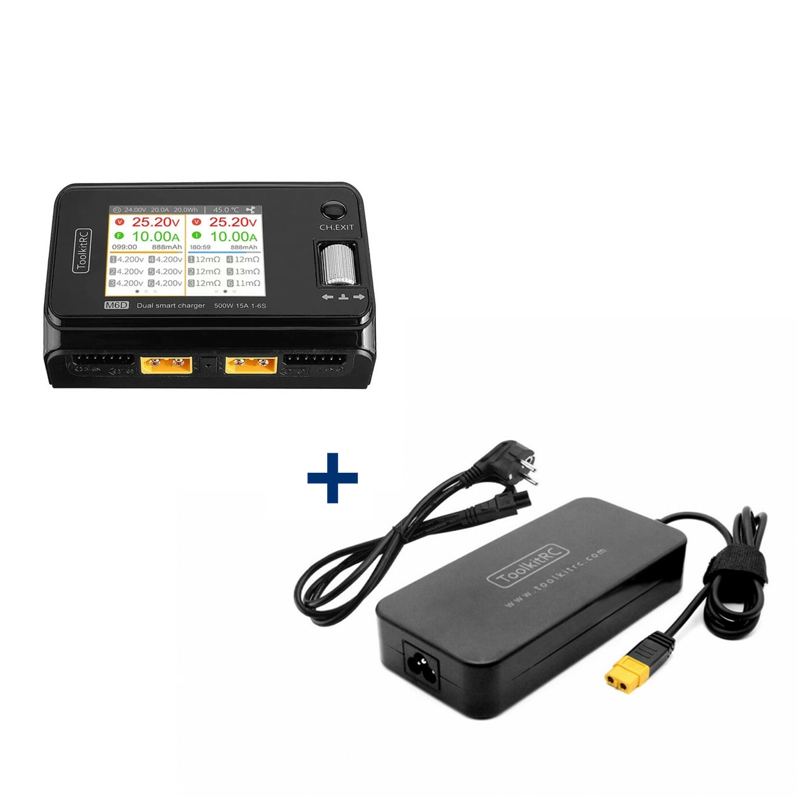 Charger ToolKitRC M6D with power suply ADP180