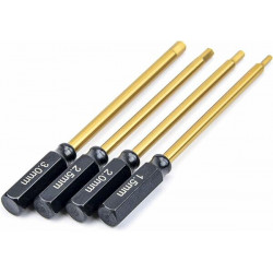 Titan Hex bat set 4pcs 1.5/2.0/2.5/3.0 for screwdriver RCTurn RTT11037