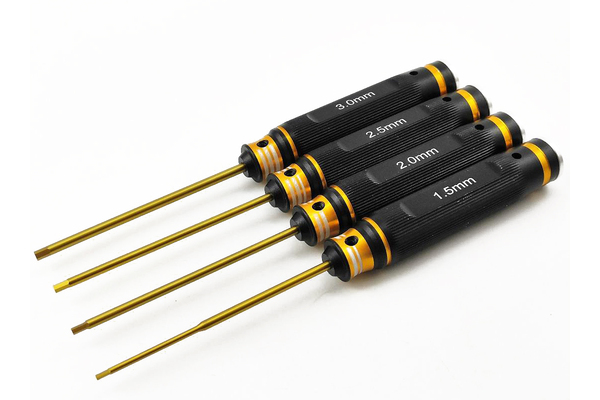6-in-1 RC Screwdriver Tool Kit - 1.5mm 2.0mm 2.5mm 3.0mm Allen Keys For Helicopter & Car Repair