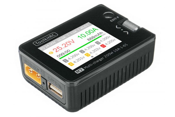 Зарядное устройство ToolKitRC M7 200W 10A 1-6S без блока питания