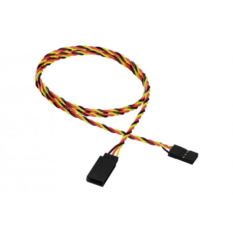 22AWG Extension Cable for JR Servos Twisted (45cm)