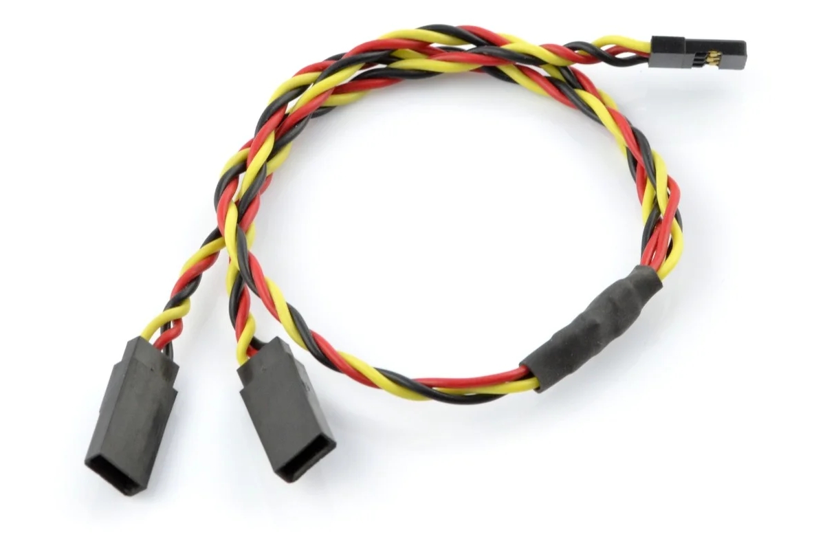 Y Splitter 22AWG for JR Servos Twisted (30cm)