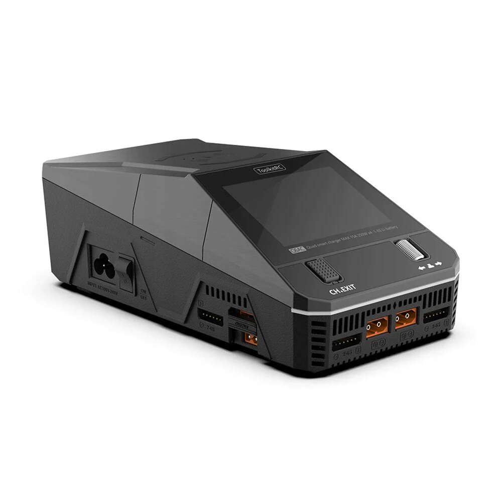 Charger ToolkitRC Q6AC 1000W 4x15A 1-6S with integrated power supply