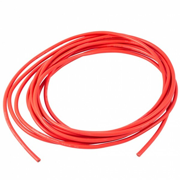 Провід силіконовий QJ 14 AWG (червоний), 1 метр
