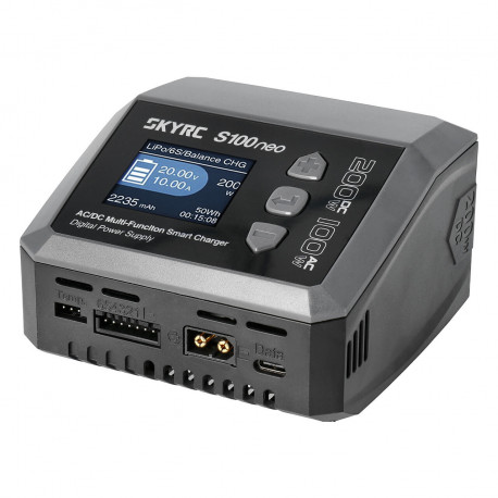 Зарядное устройство SkyRC S100NEO 100/200W 1-6S со встроенным блоком питания