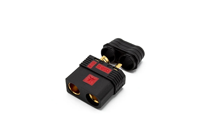 50 pcs - Connector QS8-S Female non-sparking (black)